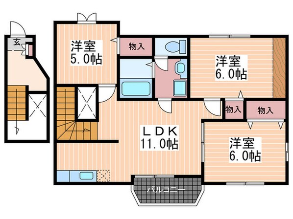 ニュー久保Uの物件間取画像